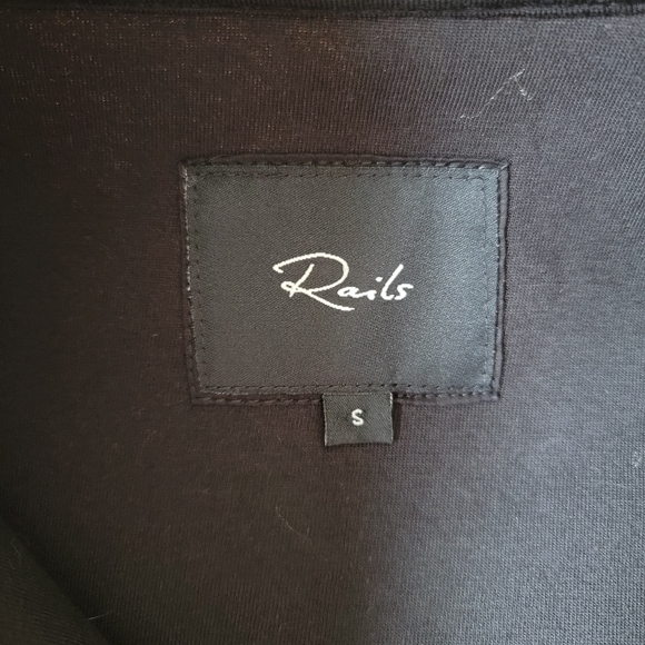 Rails Faux Leopard Fur Sherpa Paneled Pullover Jacket Size Small - Picture 10 of 11